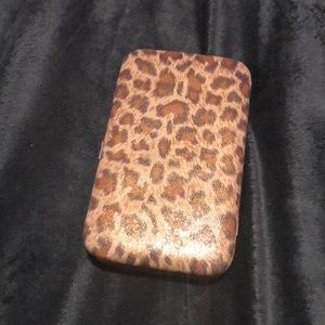 Cheetah Print Card Holder